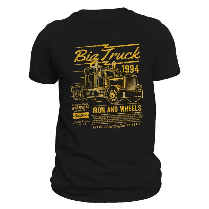 Big Truck 1994 Trucking Truck Driver Men's T-Shirt Casual Classic Hoodie, Sweatshirt | ZylaModa.com