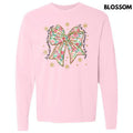 Big Wonderful Time Bow Long Sleeve Comfort Colors T-Shirt 'NLB' Hoodie, Sweatshirt | ZylaModa.com