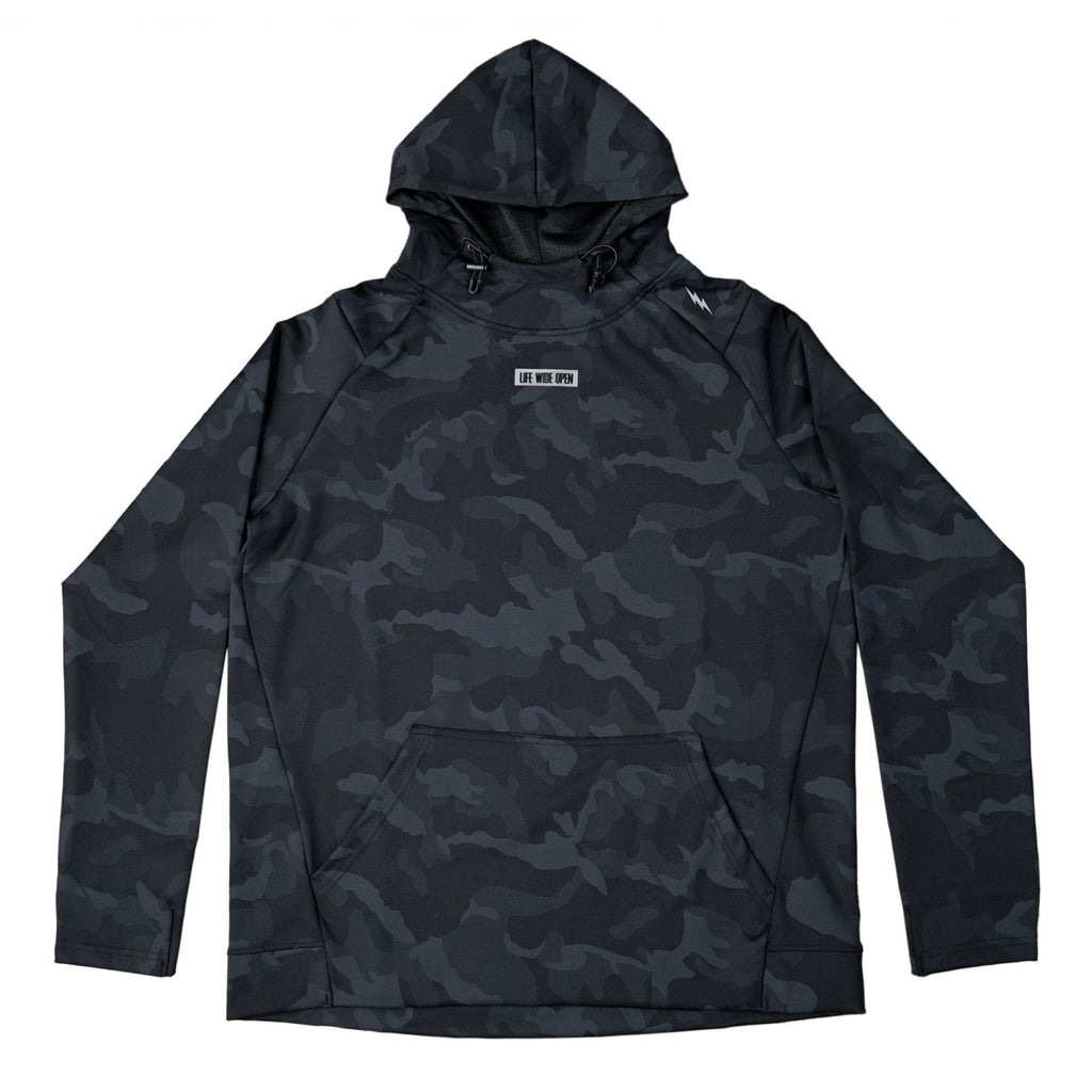 Black Camo Performance Hoodie T-Shirts, Sweatshirt | ZylaModa.com (Image 1)