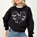 Black Cat Halloween Dog Sweatshirt, Funny Cat Ghost Halloween Sweater, Spooky Season Apparel, Cat Lover Crewneck,...