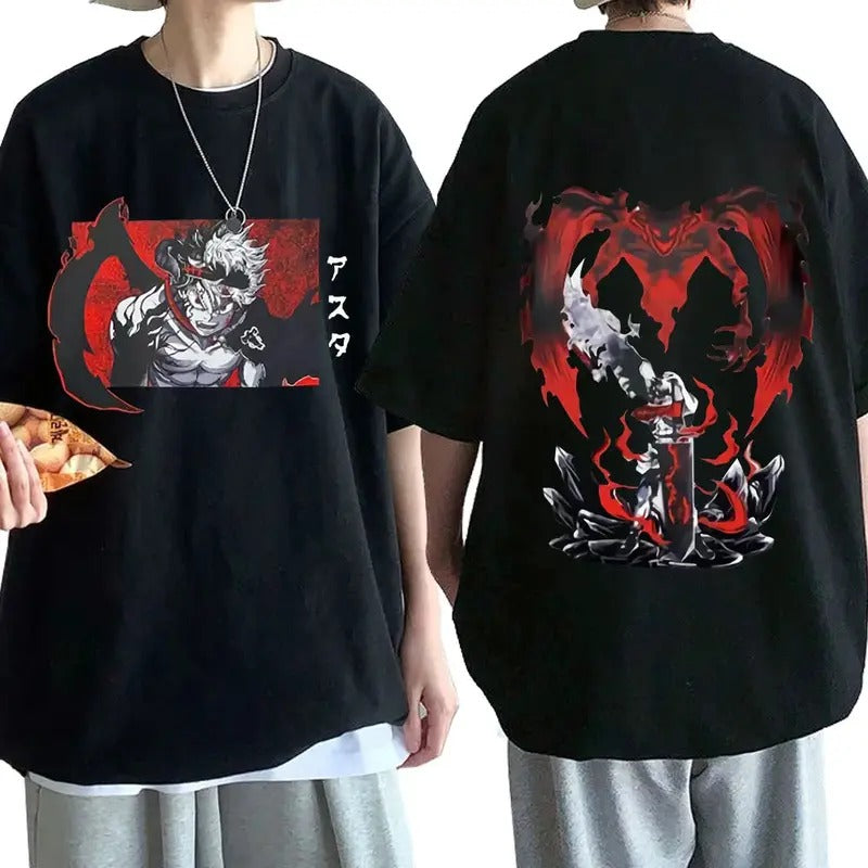 Black Clover Asta Manga T-shirt Hoodie, Sweatshirt | ZylaModa.com