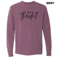Black Give Thanks Long Sleeve Comfort Colors T-Shirt 'NLB' Hoodie, Sweatshirt | ZylaModa.com