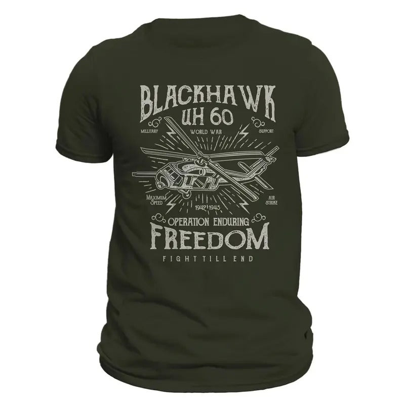 Black Hawk Air Force Military Support Men's T-Shirt Hoodie, Sweatshirt | ZylaModa.com