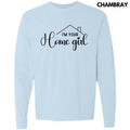 Black I'm Your Home Girl Long Sleeve Comfort Colors T-Shirt 'NLB' Hoodie, Sweatshirt | ZylaModa.com