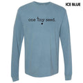 Black One Tiny Seed Long Sleeve Comfort Colors T-Shirt 'NLB' Hoodie, Sweatshirt | ZylaModa.com