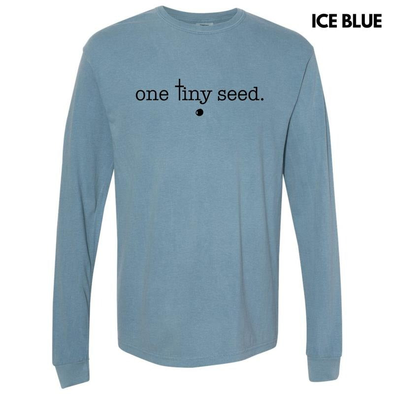 Black One Tiny Seed Long Sleeve Comfort Colors T-Shirt 'NLB' Hoodie, Sweatshirt | ZylaModa.com