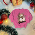 Black Santa DTF Transfer ONLY - This is NOT a T Shirt Hoodie, Sweatshirt | ZylaModa.com