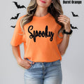 Black Spooky Fluffy Patch Comfort Colors T-Shirt Hoodie, Sweatshirt | ZylaModa.com