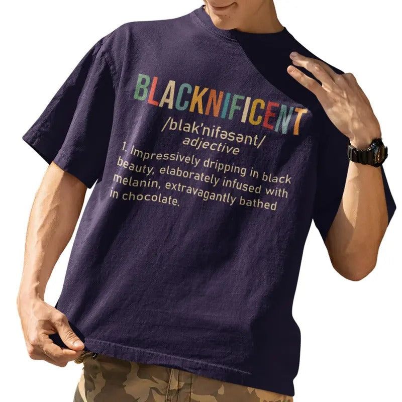 Blacknificent Definition Black Pride T-Shirt Hoodie, Sweatshirt | ZylaModa.com