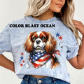 Blenheim Cavalier Patriotic Dog Shirt ~ Unisex Apparel Relaxed Fit Printed In The USA Clothing Womenswear Casual Comfort...