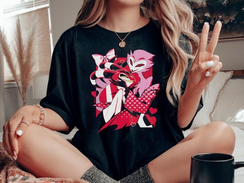 Blitzo x Stolas Helluva Boss Hazbin Hotel Shirt Hoodie, Sweatshirt | ZylaModa.com