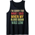 Blood Sugar was Low Funny Type 1 Diabetes T1D Diabetic Tank Top MADE IN USA T-Shirts, Hoodie, Sweatshirt | ZylaModa.com