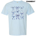 Blue Bow Coquette Collage Comfort Colors T-Shirt 'NLB' Hoodie, Sweatshirt | ZylaModa.com