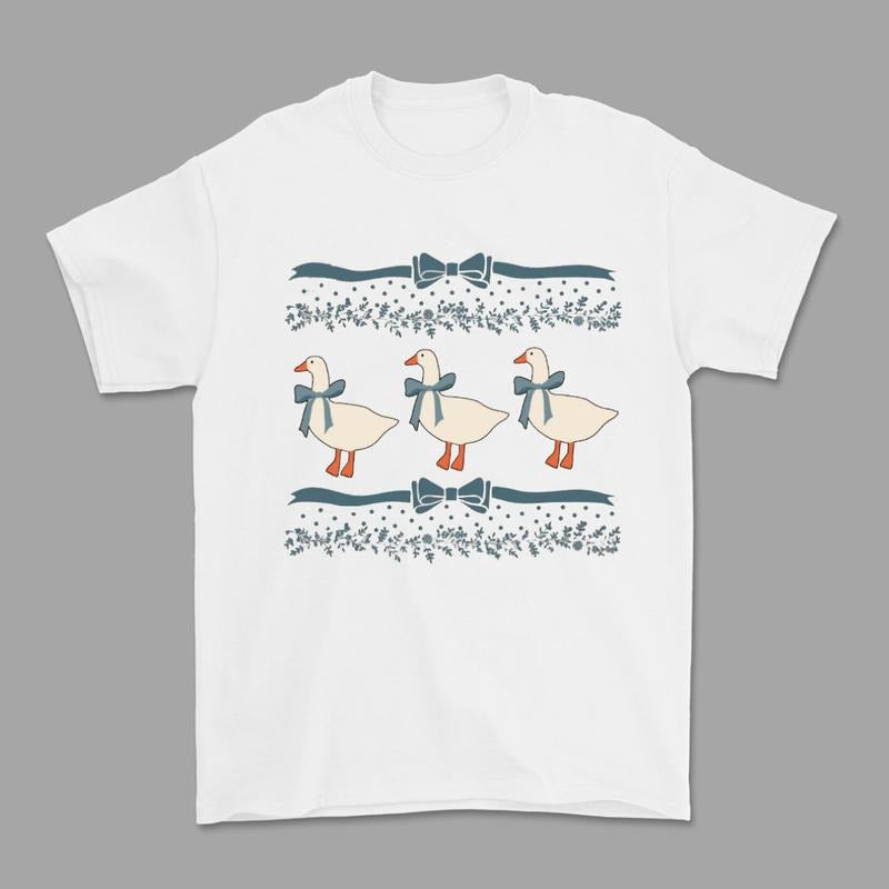 Blue Kitchen Goose T-Shirt for Men and Women