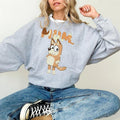Bluey Mom Era Sweatshirt, Bluey Family Shirt, Retro Chilli Heeler, Mum Mother day,  Shirts Gift for Mom Hoodie and...