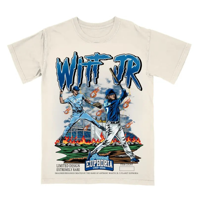 Bobby Witt Jr cool design baseball cartoon shirt, vintage graphic shirt, Gift For Fan, For Her, For Him Hoodie, Sweatshirt