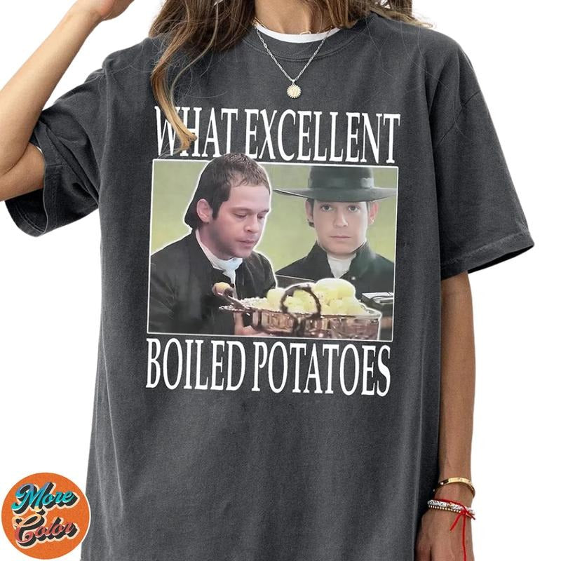 Boiled Potatoes Pride and Prejudice Shirts, Cotton Unisex T-Shirt, Crew Neck, Size S- 3XL, Menswear Top, Womenswear Top...