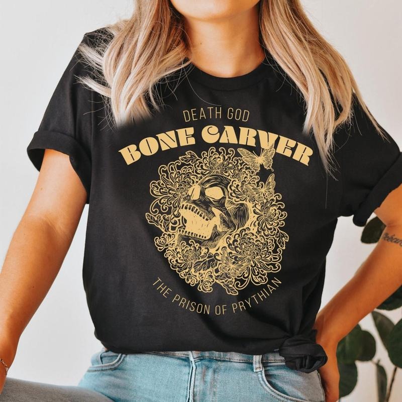 Bone Carver Acotar T-Shirt, Velaris Night Court, Acotar Merch, Throne of Glass, Crescent City, Sarah J Maas, Booktok...