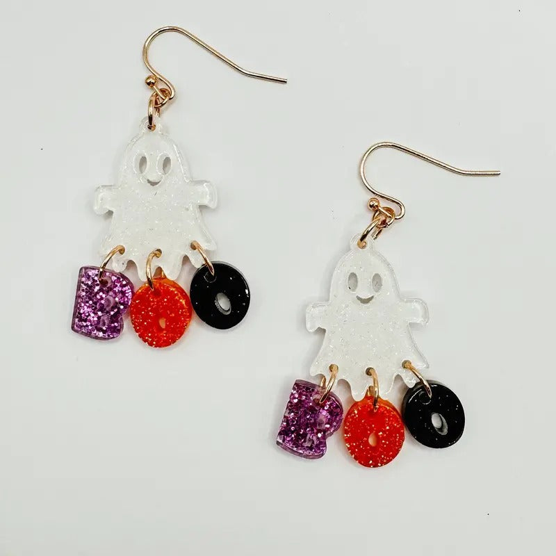 Boo Ghost Earrings T-Shirts, Hoodie, Sweatshirt | ZylaModa.com