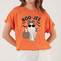 Boo-Jee Ghost Shirt, Leopard Ghost Tee, Ghost Coffee SweatShirt, Funny Fall Tshirt, Ghost Hoodie, Girly Halloween Gift,...