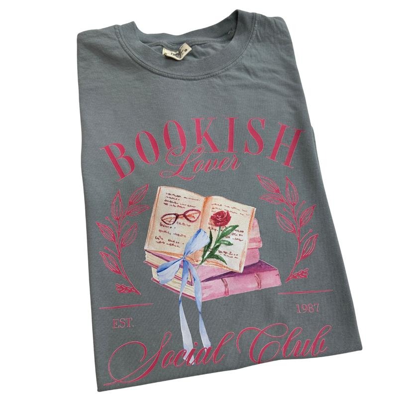 Bookish Social Club Comfort Colors T-Shirt 'NLB' Hoodie, Sweatshirt | ZylaModa.com