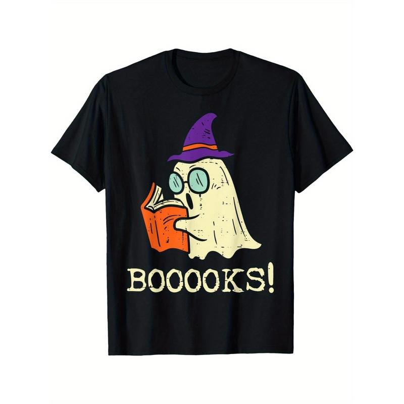 Books Ghost Books Fun Reading Halloween Teacher Librarian T-shirt Made in USA Hoodie, Sweatshirt | ZylaModa.com