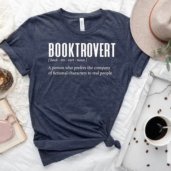 Booktrovert T-shirt, Definition Shirts, Nerd Tshirt, Bookish Shirts, Teacher Tshirt, Librarian Shirt, Book Nerd...