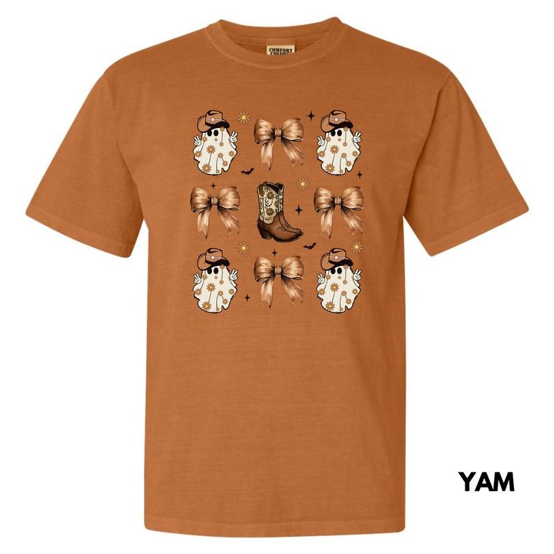 Boot Scootin Spooky Coquette Comfort Colors T-Shirt 'NLB' Hoodie, Sweatshirt | ZylaModa.com
