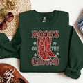 Boots on The Ground Red Rhinestone Transfer T-Shirts, Hoodie, Sweatshirt | ZylaModa.com