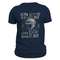 Born To Ride Biker For Life Men's T-Shirt Hoodie, Sweatshirt | ZylaModa.com