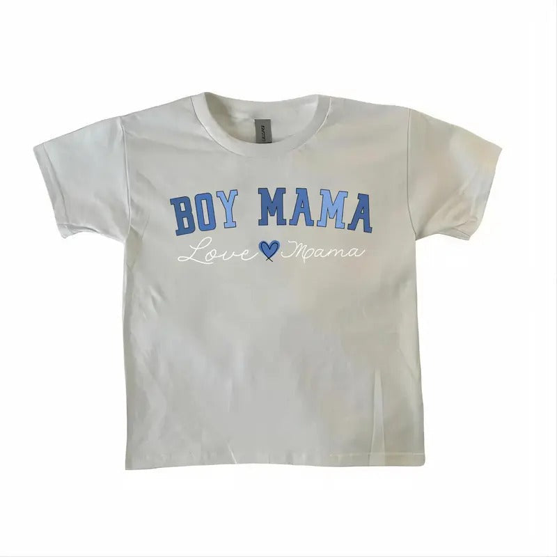 Boy Mama Baby Tee, Mama Baby Tee, Gift For Moms,Mama Tee Valentine Gifts, Gift For Her Hoodie, Sweatshirt | ZylaModa.com