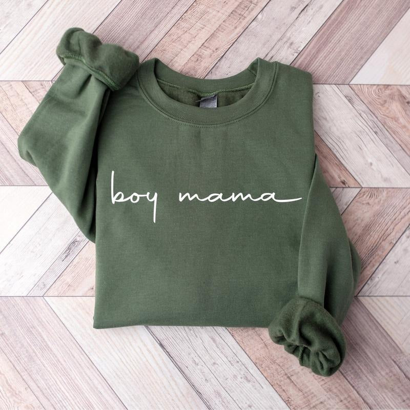 Boy Mama Sweatshirt, Mother Of Boys Sweatshirt, Mom Life, Mother's Day Sweatshirt Gift for Mom, Cute Mom Shirt, Trendy...
