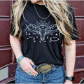 Branded Longhorn Graphic Tee, Classic Design, Perfect for Casual and Western-Inspired Outfits Hoodie, Sweatshirt