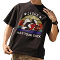 Brazilian Jiu Jitsu Shirt Jesus Shirt Jesus Has Your Back T-Shirt Hoodie, Sweatshirt | ZylaModa.com