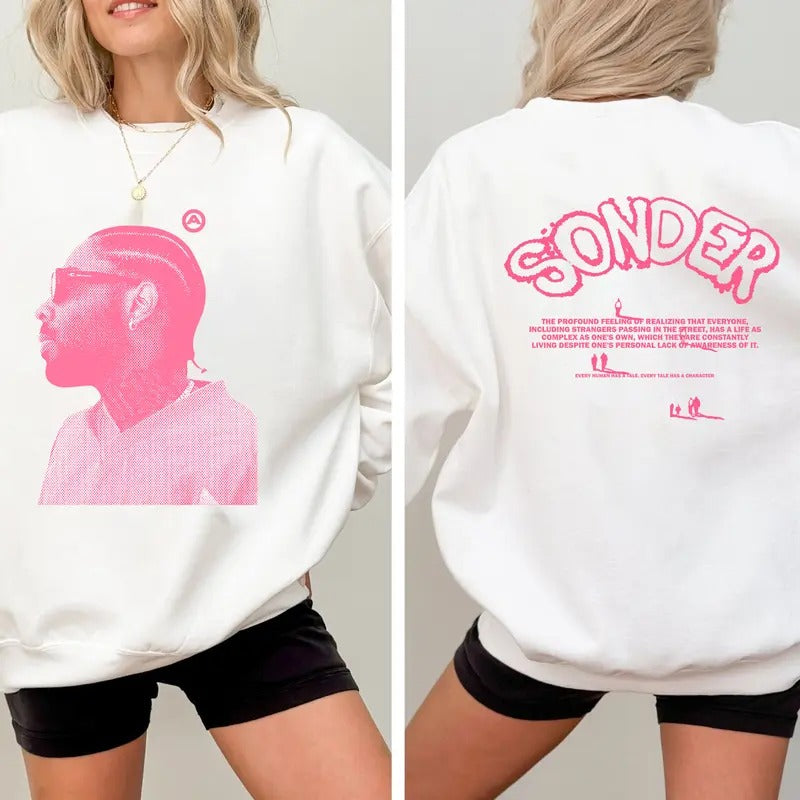 Brent Faiyazzz PINK Big Face Graphic Rap Sweatshirt Double Sides T-Shirts, Hoodie | ZylaModa.com