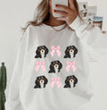 Black/Brown King Charles Crewneck ~ Sweatshirt Unisex Apparel Relaxed Fit Printed in the USA Clothing Womenswear Casual...
