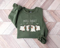 Bull Sheet Sweatshirt, Ghost Cows Sweatshirt, Halloween Ghost Cows Shirt, Halloween Animals, Ghost Shirt, Spooky Cow...