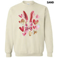 Bunny Gold Hearts Sweatshirt T-Shirts, Hoodie | ZylaModa.com