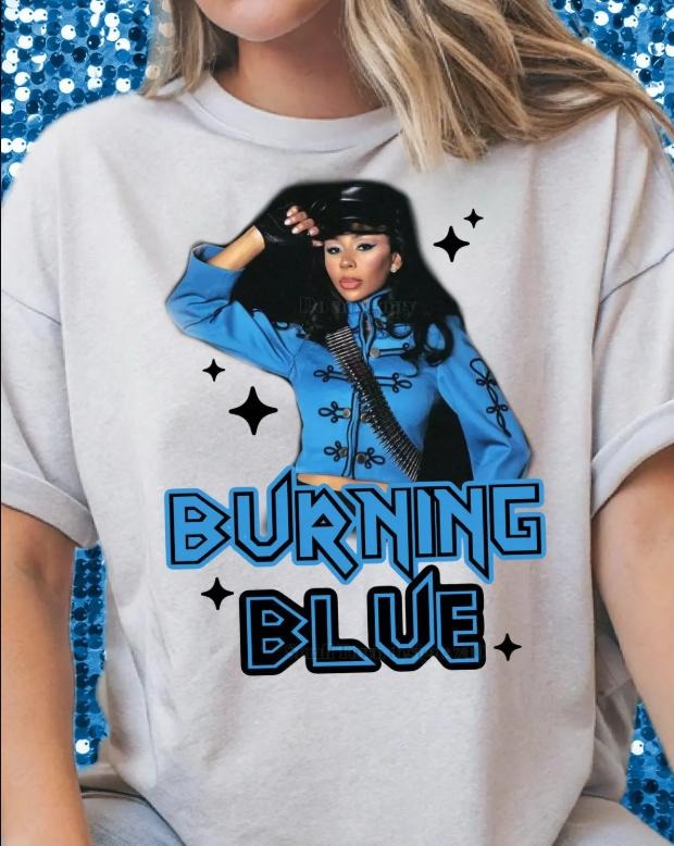 Burning Blue Mariah TS Tshirt Hoodie, Sweatshirt | ZylaModa.com