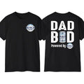 Busch Light Dad Bod Powered By Busch Light T-Shirt, Dad Drink Shirt, Cotton Crewneck Top Menswear, Classic Fabric...