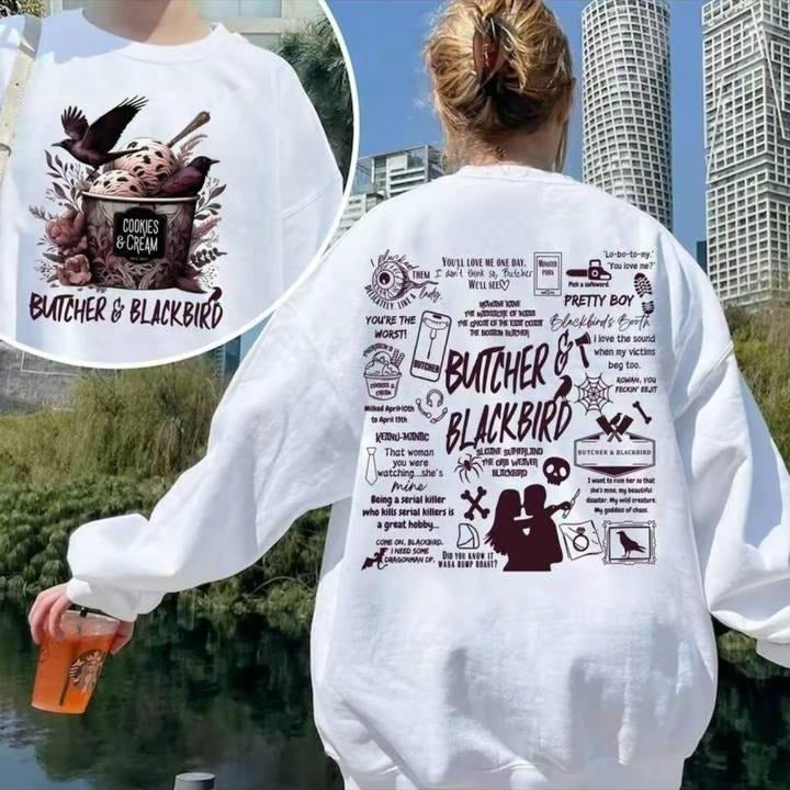 Butcher & Blackbird Brynne Weaver 2 Sides Sweatshirt, Butcher And Blackbird Pink Merch, Brynne Weaver Shirt, Smut Reader...