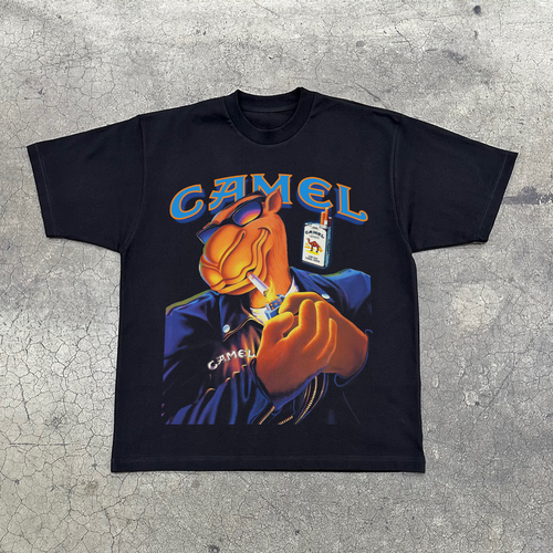 1997 'CAMEL LIGHTS' HEAVYWEIGHT BLACK T-SHIRT Hoodie, Sweatshirt | ZylaModa.com (Image 1)