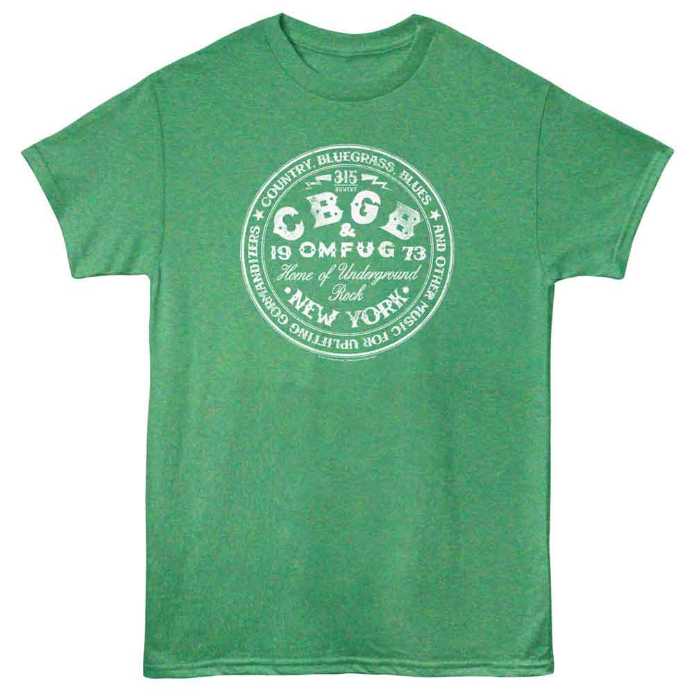 CBGB Logo Kelly Green Official Heather T-Shirt Hoodie, Sweatshirt | ZylaModa.com