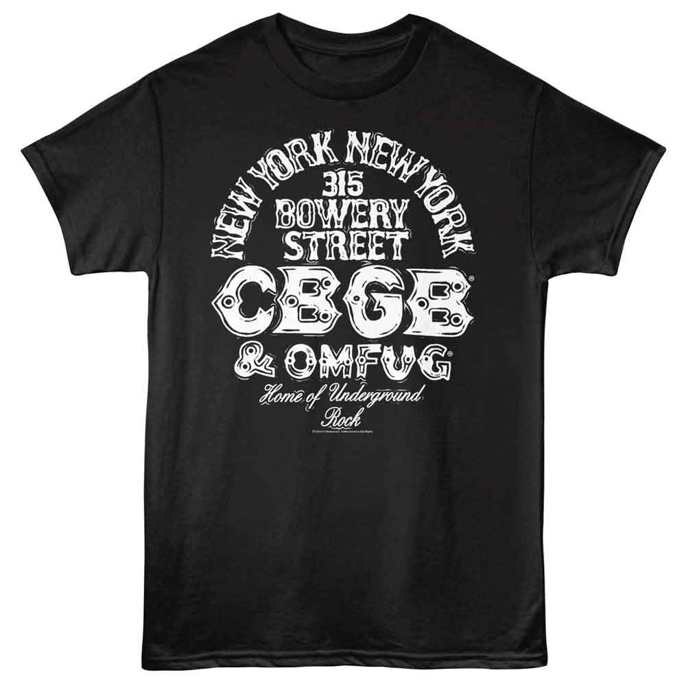 CBGB Logo And Address Official T-Shirt Hoodie, Sweatshirt | ZylaModa.com