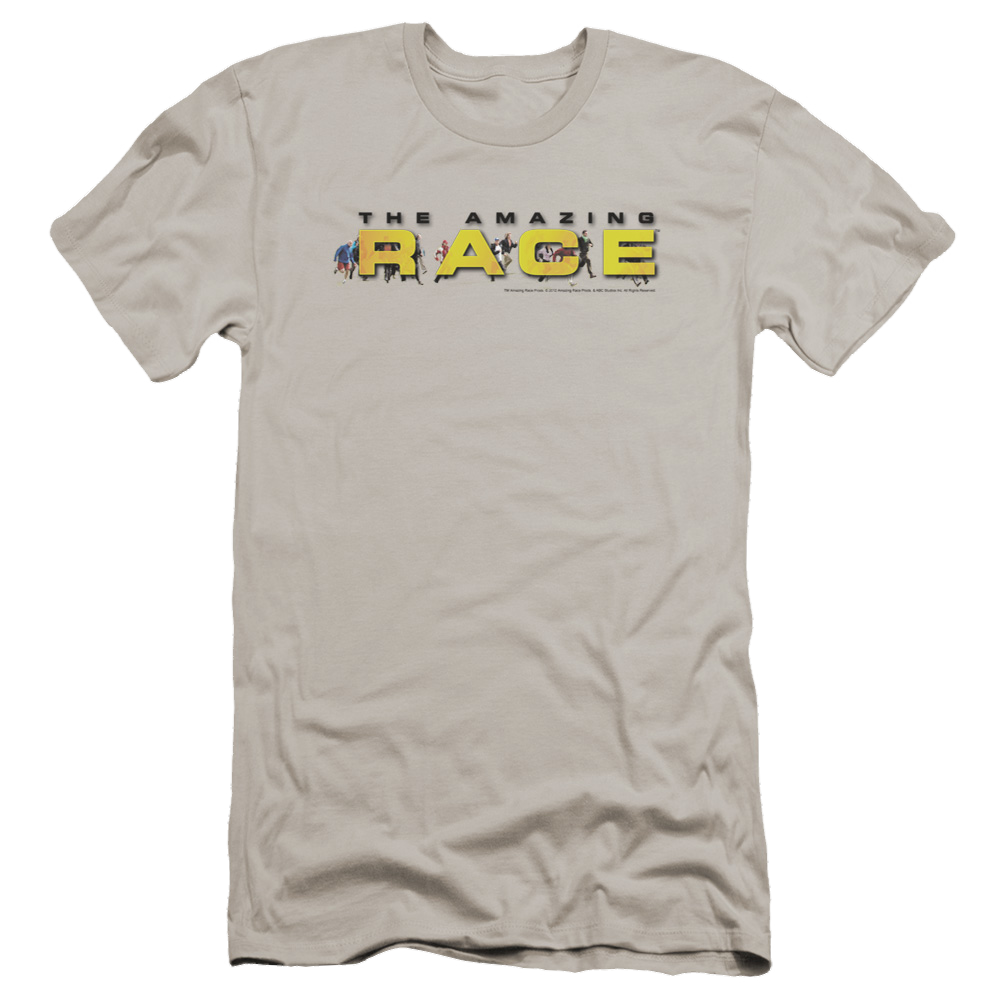 Amazing Race, The Running Logo - Men's Premium Slim Fit T-Shirt Hoodie, Sweatshirt | ZylaModa.com
