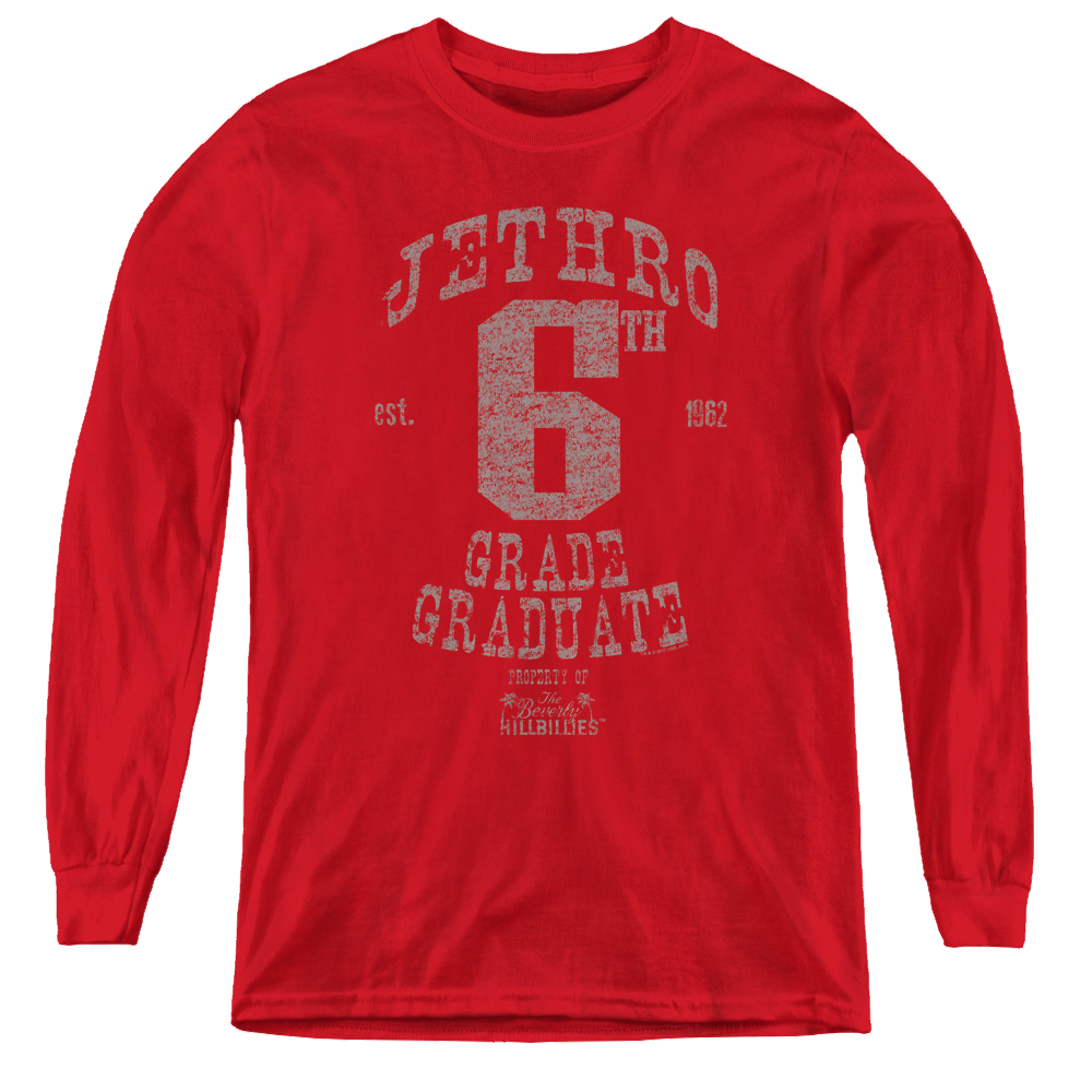 Beverly Hillbillies, The Mr 6Th Grade Grad - Youth Long Sleeve T-Shirt Hoodie, Sweatshirt | ZylaModa.com