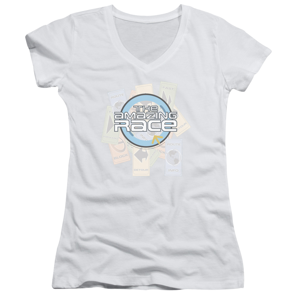 Amazing Race, The The Race - Juniors V-Neck T-Shirt Hoodie, Sweatshirt | ZylaModa.com