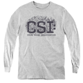 Csi Distressed Logo - Youth Long Sleeve T-Shirt Hoodie, Sweatshirt | ZylaModa.com