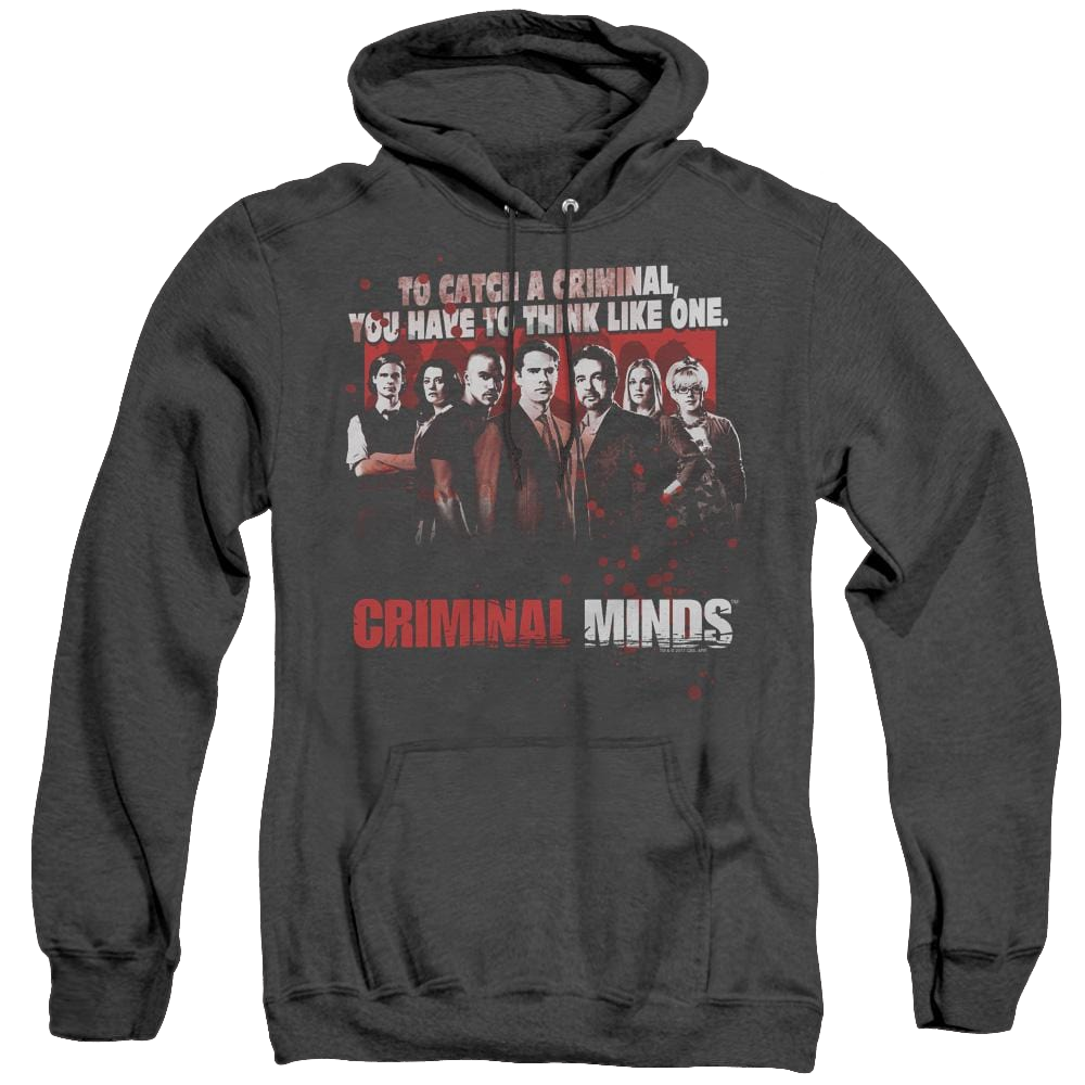 Criminal Minds Think Like One - Heather Pullover Hoodie T-Shirts, Sweatshirt | ZylaModa.com