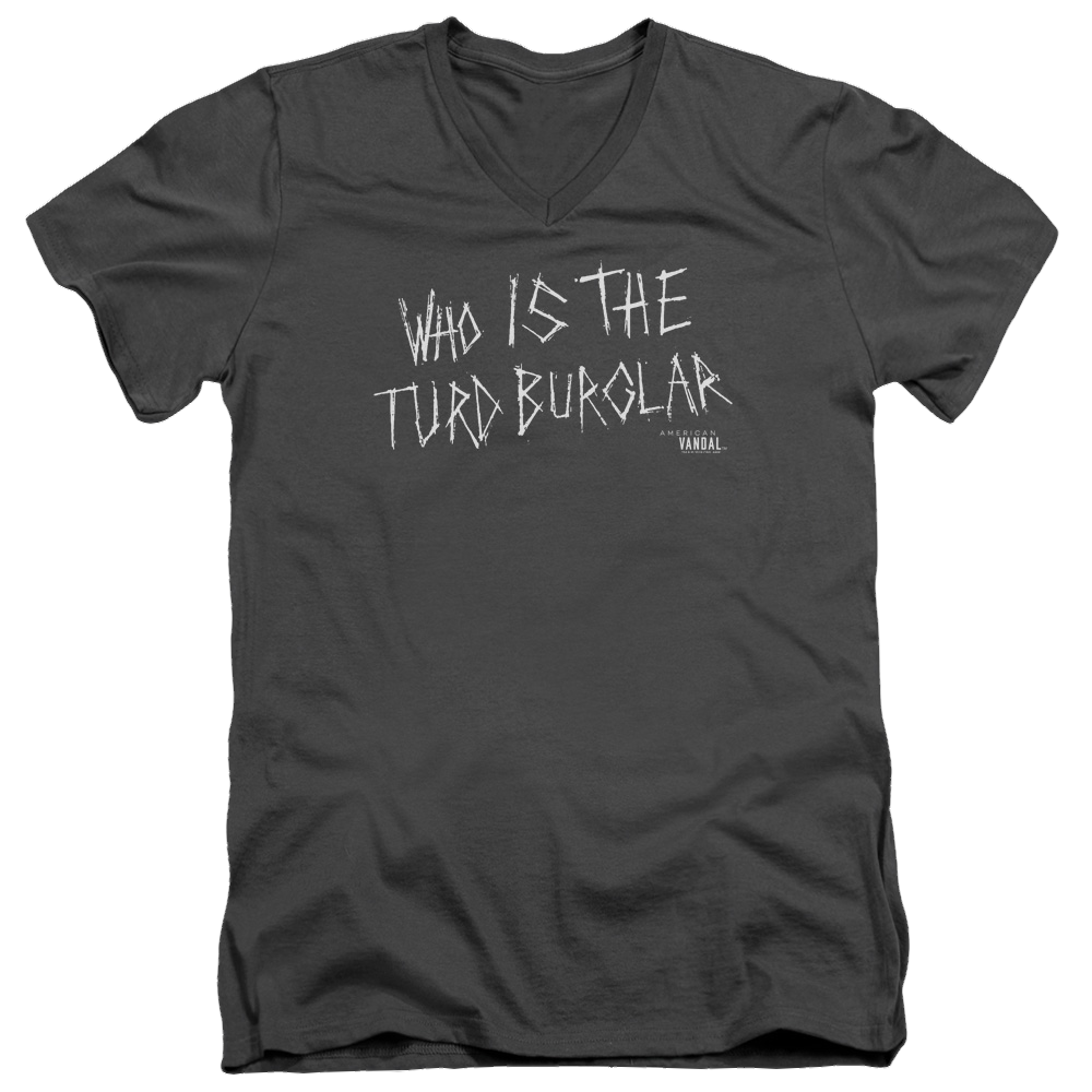 American Vandal Turd Burglar - Men's V-Neck T-Shirt Hoodie, Sweatshirt | ZylaModa.com